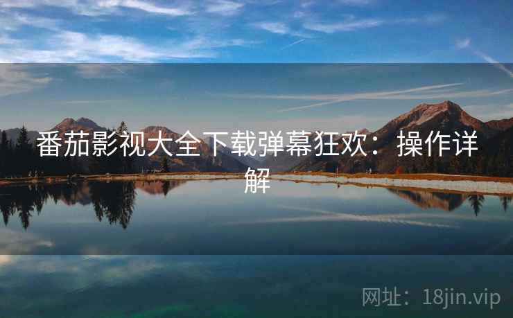 番茄影视大全下载弹幕狂欢：操作详解